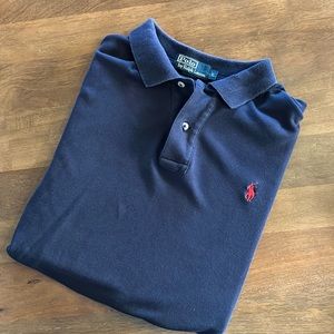 Navy men’s polo